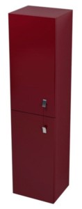 MITRA шкафчик высокий 35x140x30cm, бордовый, L P