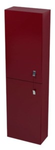 MITRA шкафчик высокий 40x140x20cm, бордовый, L P