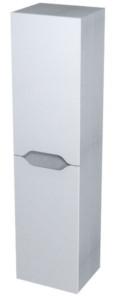 WAVE шкафчик высокий 35x140x30cm, левая правая, белый дуб серебряный