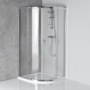 Угловая душ кабина 800x800mm, прозрачное стекло