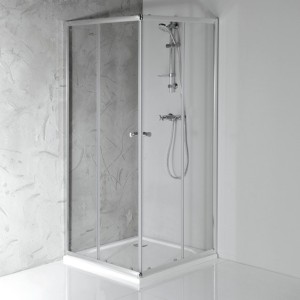 Квадратная душ кабина 900x900mm, прозрачное стекло